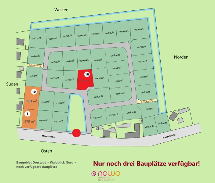 Lageplan Bauplatz 16