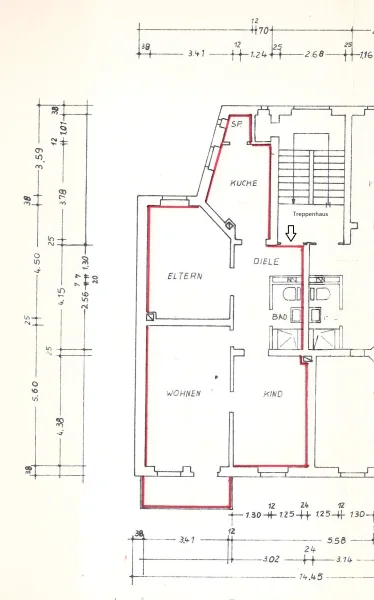 Wohnungsgrundriss