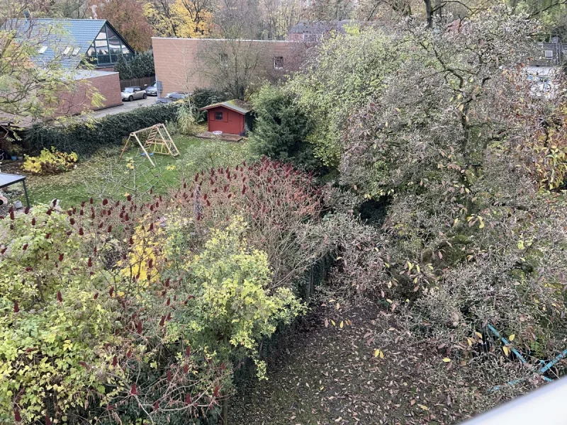 Blick vom Balkon