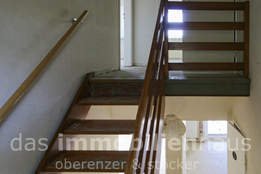 Split-Level-Treppenhaus-Optik