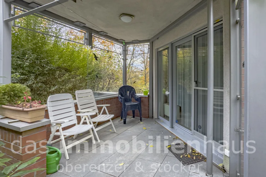 Terrasse - Wohnung mit Terrasse und Garten in Braunschweig Broitzem