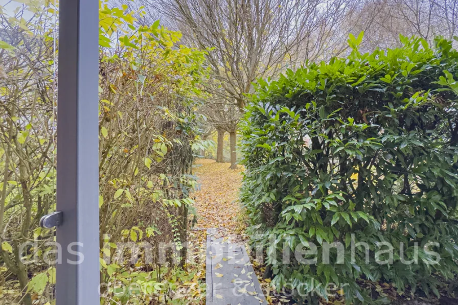 Terrasse mit Garten - Wohnung mit Terrasse und Garten in Braunschweig Broitzem