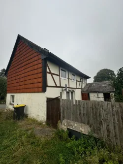 Ansicht Nord-Ost - Haus kaufen in Roklum - Kleines Einfamilienhaus in ländlicher Lage