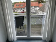 Blick auf den Balkon