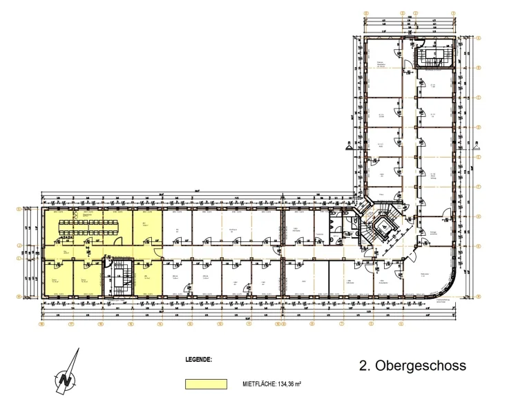 Grundriss Teilfläche - 2. OG