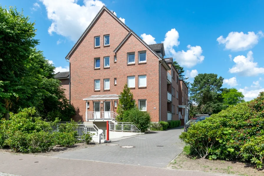 Hausansicht - Wohnung mieten in Oldenburg - Helle und geräumige 1-Zimmer-Wohnung in beliebten Oldenburger Stadtteil Eversten