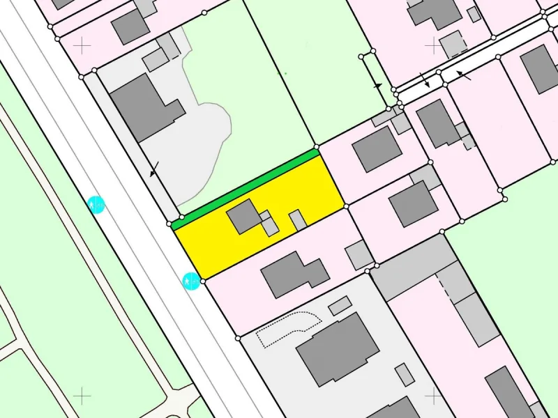 Lageplan - Grundstück kaufen in Oldenburg - Baugrundstück für ein großes Wohn- und Geschäftshaus