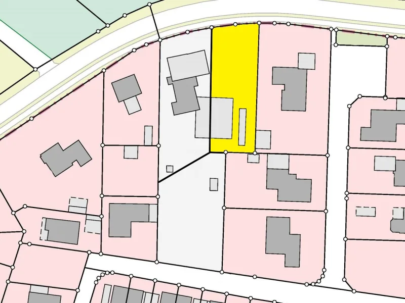 Lageplan Bauplatz 2 - Grundstück kaufen in Bad Zwischenahn - Baugrundstück mit Altbeständen