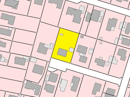 Lageplan - Grundstück kaufen in Oldenburg - Baugrundstück in exklusiver Sackgassenendlage!