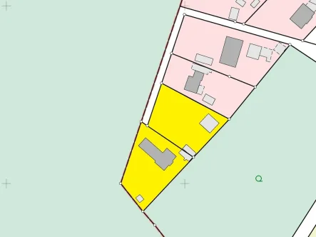 Lageplan - Grundstück kaufen in Hatten - Rarität! Wohnen im Wald nahe Oldenburg!