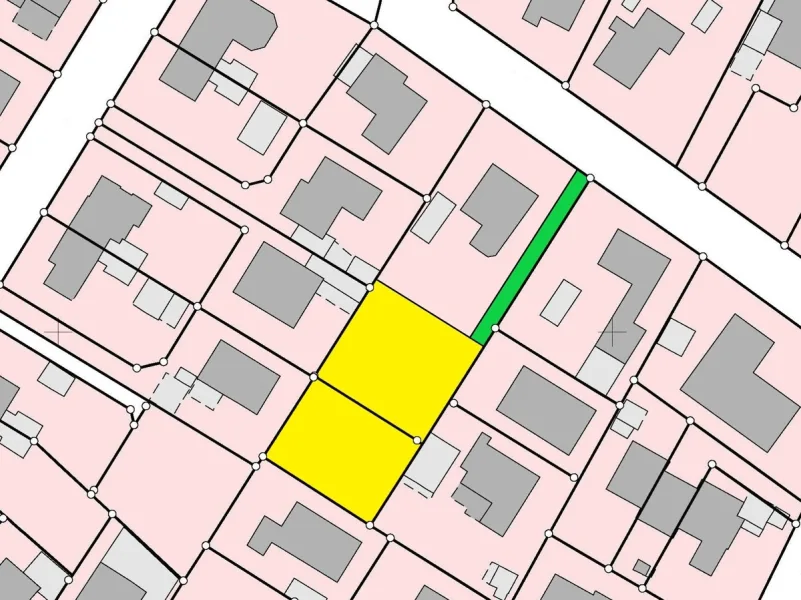 Lageplan - Grundstück kaufen in Oldenburg - Attraktives Hintergrundstückmit perfekter Sonnenausrichtung