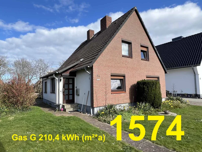 Ansicht 1 - Haus kaufen in Oldenburg in Holstein - OSTSEE-Kauf/Oldenburg/gepfl.EFH/110m² Wohnfl./5 Zi./Garage/Garten m. Gartenhaus /VHB 265.000,-