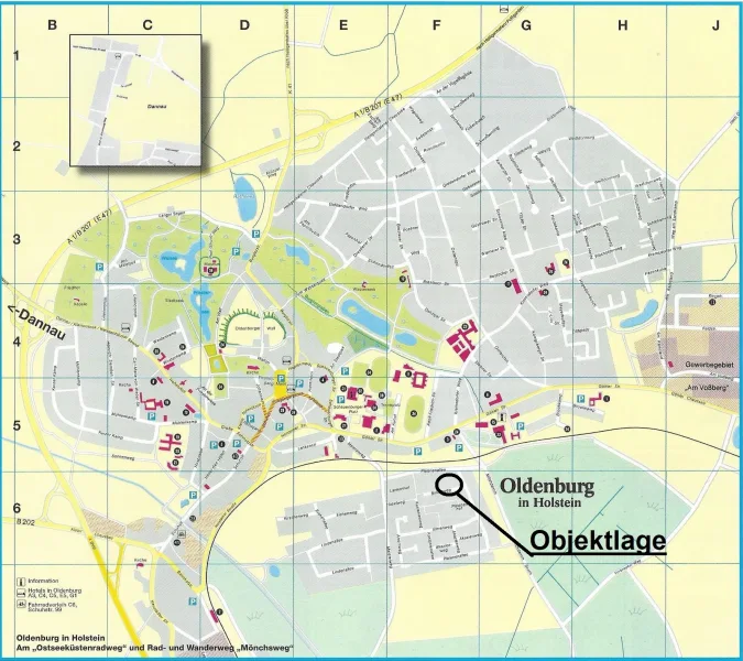 Stadtplan Old