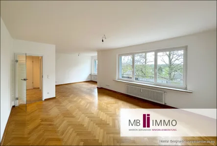 Blick ins große Wohnzimmer - Wohnung kaufen in Wolfsburg / Klieversberg - Top sanierte Traumwohnung freut sich auf Sie