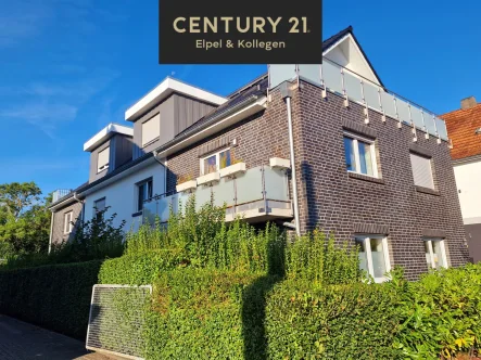 Ansicht - Wohnung kaufen in Wilhelmshaven - Ihr Wohntraum: Ebenerdig, zeitgemäß und grün - ein perfekter Mix