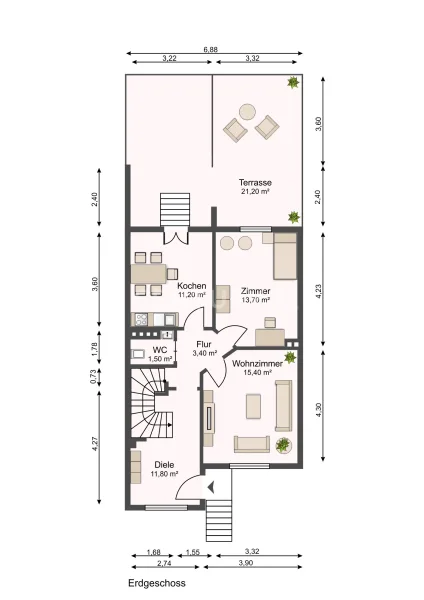 Grundriss EG (beispielhaft)