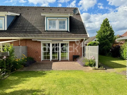 Terrasse - Haus kaufen in Barendorf - Gepflegtes Endreihenhaus in beliebter Wohnlage nahe Lüneburg.