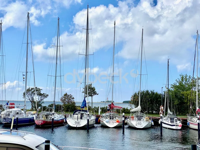 Blick auf Boote