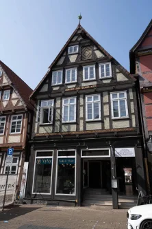 Frontansicht  - Haus kaufen in Celle - Wohn- und Geschäftshaus mit Faktor 14,4