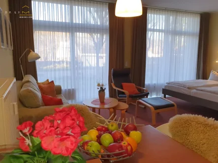 Wohnbereich - Wohnung kaufen in Mirow - Gute Lage - gute Anlage - gute Laune! Großzügiges modernes Ferienappartement im Aparthotel!