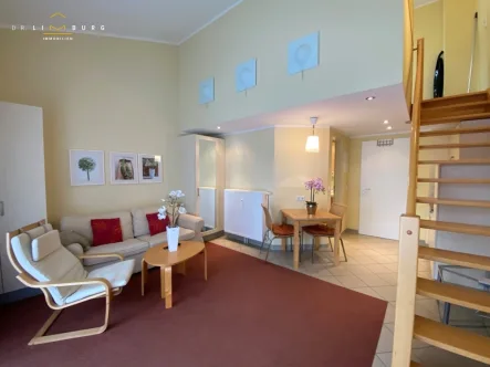 Wohnbereich - Wohnung kaufen in Mirow / Granzow - Attraktives modernisiertes Appartement im Obergeschoss Aparthotel
