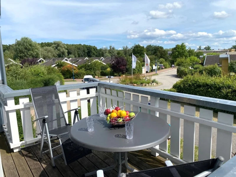 Kapitänsdeck Balkon Küche in den Ferienpark