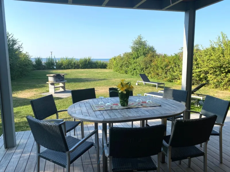 Terrasse mit Blick Müritz 