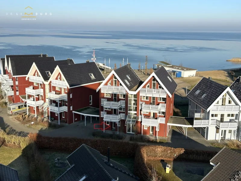 Eingangsseite - Wohnung kaufen in Rechlin - Appartement direkt am Müritzufer in schönster Lage mit direktem Blick auf die Weiten der Müritz!