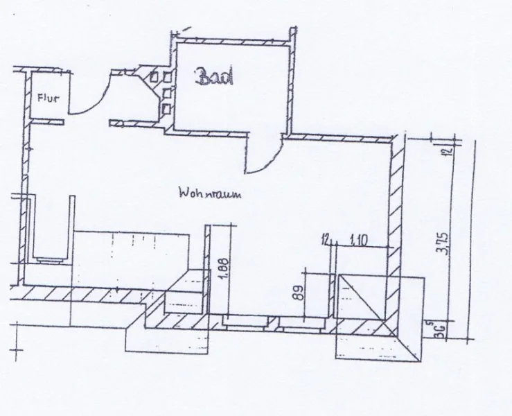 Grundriss-Skizze