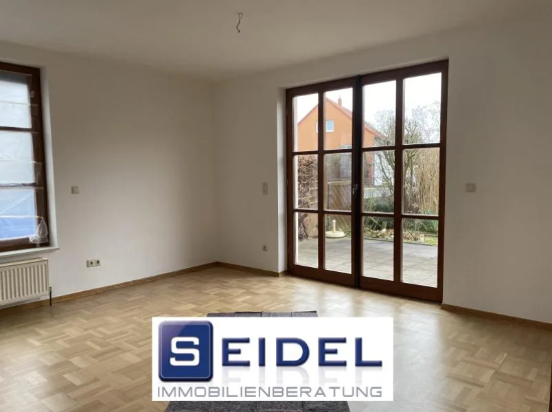 Wohnzimmer - Wohnung mieten in Wolfenbüttel - Barrierefreie Terrassenwohnung mit EBK in Wendessen