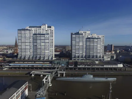 IMG_E3131 - Wohnung kaufen in Bremerhaven - Hoch hinaus mit Blick auf die Weser