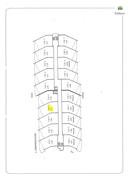 417 Lage im Geschoss