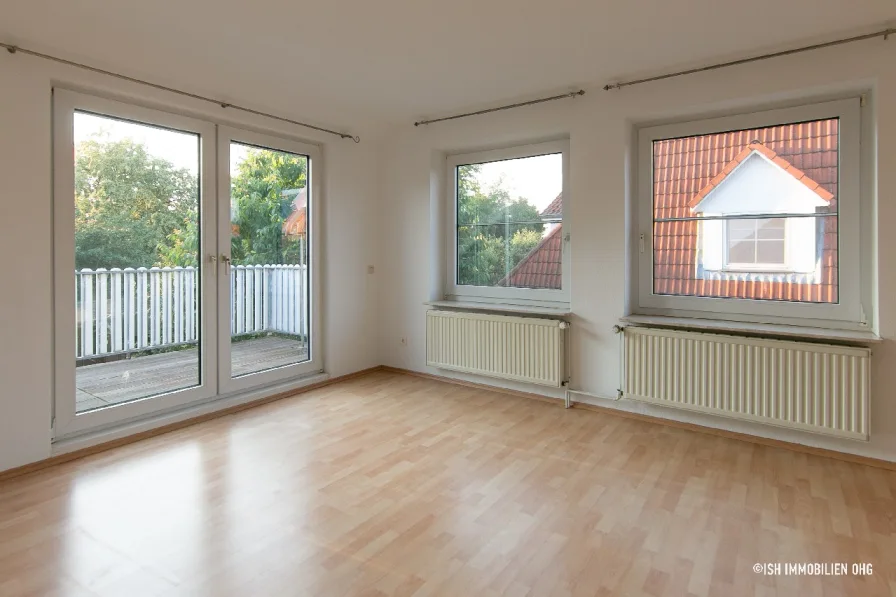 Schlafzimmer mit Balkon