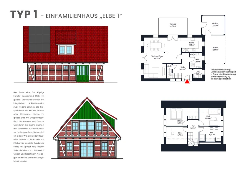 Ansicht + Grundriss