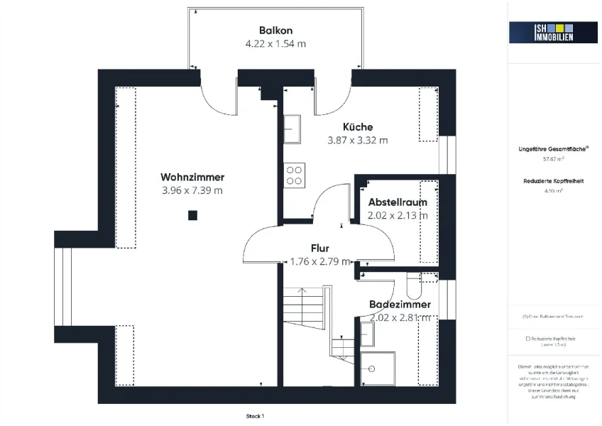 Grundriss Obergeschoss