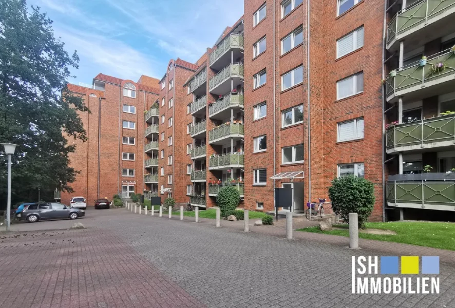 Außenansicht - Wohnung mieten in Buxtehude - Schöne 2-Zimmer-Wohnung mit Blick ins Grüne zu vermieten