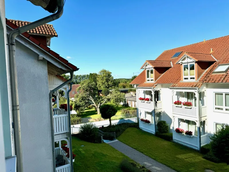 Ausblick vom Balkon