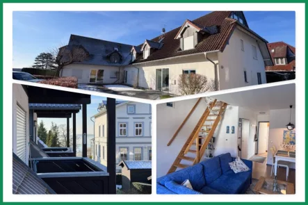 Collage - Wohnung kaufen in Breege - 3-Raum Maisonnette Wohnung mit Wasserblick und Balkon!