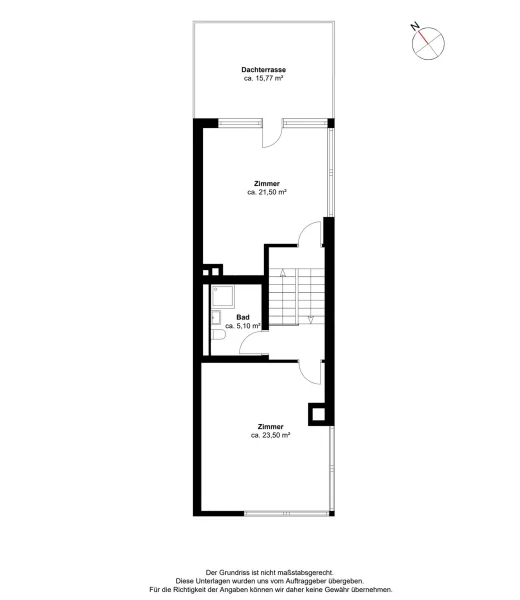 Grundriss 1. und 2. Split-Level-Ebene...