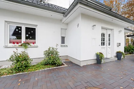 Doppelhaushälfte Wistedt maison Immobilien Buchholz landkreis Harbug Eingang - Haus kaufen in Wistedt - Ein Traum für eine junge Familie in idyllischer Lage