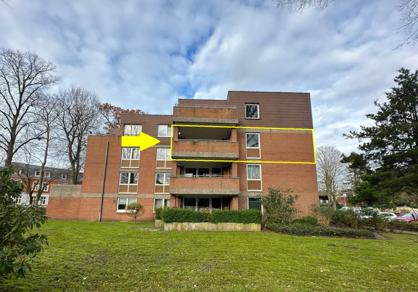 TItel Pfeil - Wohnung kaufen in Rendsburg - 500 Meter bis zur Eider - zentrale ETW mit Loggia in Rendsburg zu verkaufen