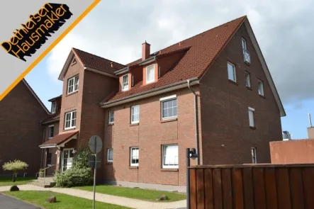  - Wohnung mieten in Heide - 3 Zimmer-Maisonette-Wohnung mit Balkon u. Pkw-Stellplatz in Sackgassenendlage in Heide, Kreis Dithm.