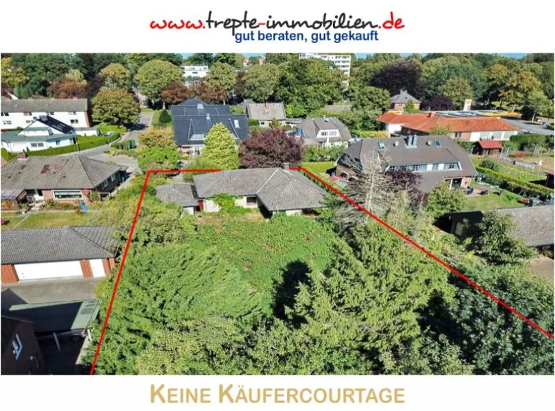 Hauptbild - Haus kaufen in Bad Bramstedt - Winkelwalmdachbungalow im Dornröschenschlaf sucht Familie zum Wachküssen * Schatz im Garten inkl. *