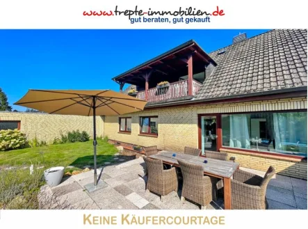 Hauptbild - Haus kaufen in Henstedt-Ulzburg - ** WOW ** Solides EIN-Familienhaus + EINLIEGERWOHNUNG + Garage & Außen-Pool in begehrter Wohnlage in Henstedt-Rhen !!!