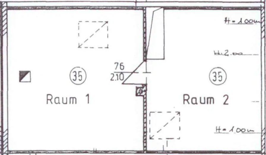 Grundriss Dachboden