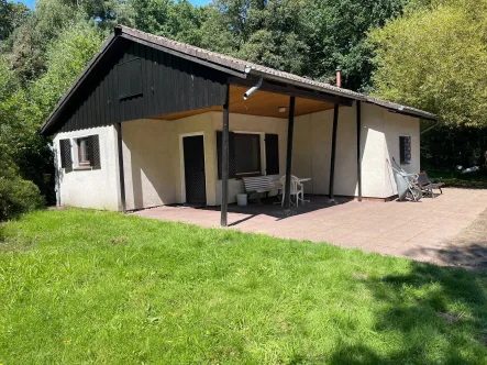 Ansicht - Haus kaufen in Dohren - WOCHENENDHAUS MITTEN IM NATURSCHUTZGEBIET ESTETAL