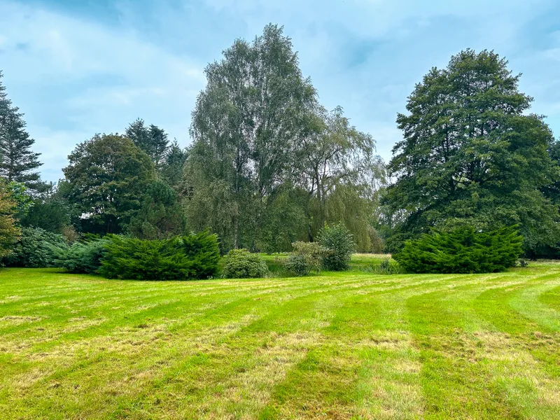 Grundstück mit Gartenteich