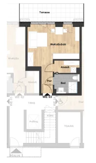 Wohnung 03 Grundriss - Wohnung mieten in Stade - MODERNE ERDGESCHOSSWOHNUNG MIT HOHEM WOHNKOMFORT