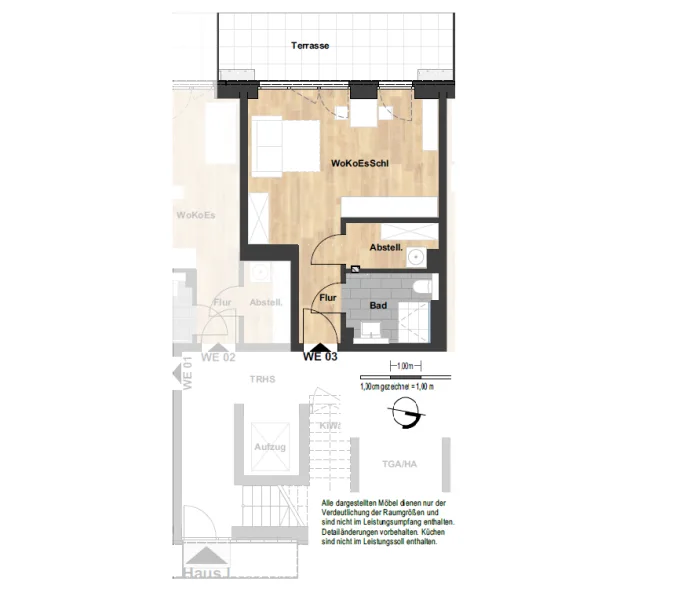 Wohnung 03 Grundriss Ausschnitt