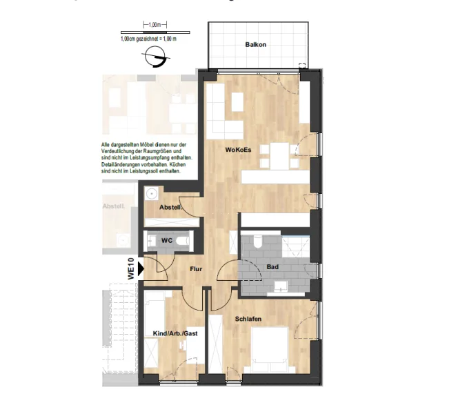 Wohnung 10 Grundriss